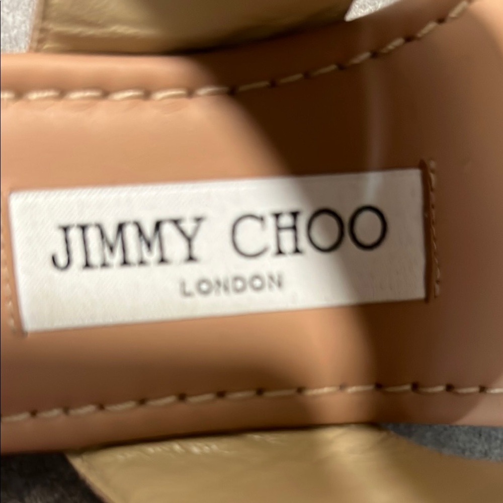 Jimmy Choo Tan Leather Sandals New never worn out 35.5 - Picture 4 of 8